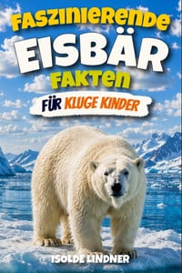Faszinierende Eisbär-Fakten für kluge Kinder: Erkunde die eisige Welt der Eisbären, ihre unglaublichen Anpassungen, meisterhaften Jagdfähigkeiten, Fam cover