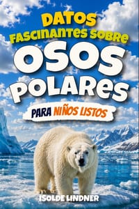 Datos fascinantes sobre osos polares para niños inteligentes: Explora el mundo helado de los osos polares, sus increíbles adaptaciones, habilidades de cover