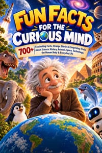 Fun Facts for the Curious Mind: 700+ Fascinating Facts, Strange Stories & Surprising Trivia About Science, History, Animals, Space, Technology, the Hu cover