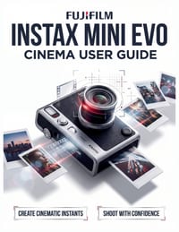 Fujifilm Instax Mini Evo Cinema User Guide: The Definitive Step-by-Step Manual to Retro Aesthetics, Hybrid Video Workflows, and Advanced Smartphone Ap cover