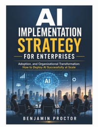 AI Implementation Strategy for Enterprises: Adoption and Organizational Transformation: How to Deploy AI Successfully at Scale cover
