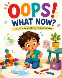 Oops! What Now?: A Kids Book About Mistakes, Problem-Solving, Independence & Social Skills for Preschoolers: Life Skills Books for Kids Ages 3-6 cover