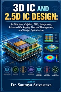 3D IC and 2.5d IC Design: Architecture, Chiplets, TSVs, Interposers, Advanced Packaging, Thermal Management, and Design Optimization cover
