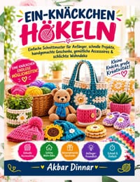 Ein-Knäckchen-Häkeln: Einfache Schnittmuster für Anfänger, schnelle Projekte, handgemachte Geschenke, gemütliche Accessoires & schlichte Wohndeko cover