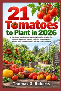 21 Tomatoes to Plant in 2026: A Gardener's Guide to Choosing Flavorful, Productive, Disease-Resistant Tomato Varieties for Containers, Raised Beds, Gr cover