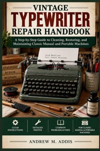 Vintage Typewriter Repair Handbook cover