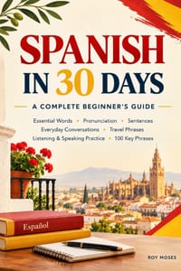 Spanish in 30 Days: A Complete Beginner's Guide: Learn practical Spanish in 30 days with a structured beginner-friendly program designed around 20-40 cover