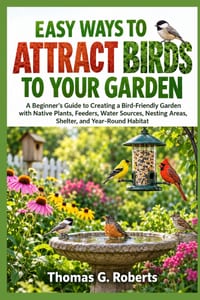 Easy Ways to Attract Birds to Your Garden: A Beginner's Guide to Creating a Bird-Friendly Garden with Native Plants, Feeders, Water Sources, Nesting A cover