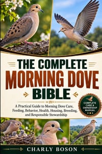 The Complete Morning Dove Bible: A Practical Guide to Morning Dove Care, Feeding, Behavior, Health, Housing, Breeding, and Responsible Stewardship cover