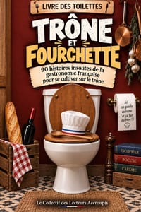Trône et Fourchette: 90 histoires insolites de la gastronomie française pour se cultiver sur le trône cover