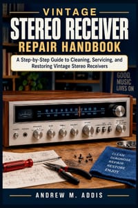 Vintage Stereo Receiver Repair Handbook cover