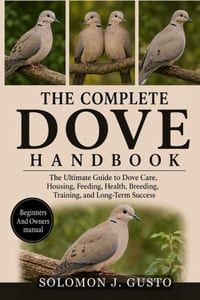 The Complete Dove Handbook: The Ultimate Guide to Dove Care, Housing, Feeding, Health, Breeding, Training, and Long-Term Success cover