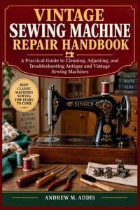 Vintage Sewing Machine Repair Handbook cover