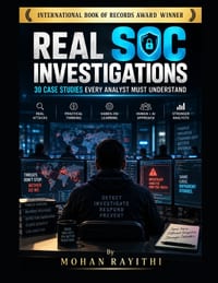 Real SOC Investigations: 30 Case Studies Every Analyst Must Understand cover