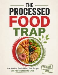 The Processed Food Trap: How Modern Foods Affect Your Body: and How to Break the Cycle A Practical Guide to Understanding Ultra-Processed Foods, Makin cover