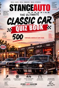 The Ultimate Classic Car Quiz Book: 500 Trivia Questions for Vintage, Muscle Car Fans cover