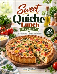 Sweet Quiche Lunch Recipes: Savory and Satisfying Quiches for Easy Everyday Lunches cover