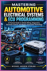 Mastering Automotive Electrical Systems & ECU Programming: A Practical Guide to Vehicle Wiring, Diagnostics, Electronic Control, and Modern Automotive cover