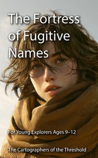 The Fortress of Fugitive Names: A fantasy adventure about a nameless Cartographer, and a hidden fortress guarding the secret of the Threshold's first cover