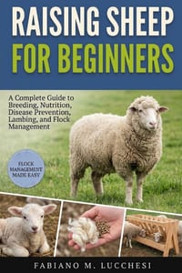 Raising Sheep for Beginners: A Complete Guide to Breeding, Nutrition, Disease Prevention, Lambing, and Flock Management cover
