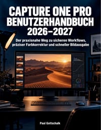 Capture One Pro Benutzerhandbuch 2026-2027: Der praxisnahe Weg zu sicheren Workflows, präziser Farbkorrektur und schneller Bildausgabe cover