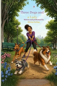 Three Dogs and a Lady cover