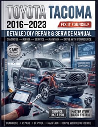 Toyota Tacoma 2016 - 2023 Detailed DIY Repair & Service Manual: The Definitive Step-by-Step Guide to Routine Maintenance, Advanced Diagnostics, and To cover