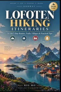 Lofoten Hiking Itineraries: 3, 5 & 7-Day Routes, Trails, Villages & Practical Tips cover