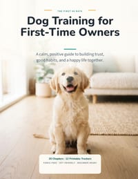 Dog Training for First-Time Owners: A calm, positive guide to building trust, good habits, and a happy life cover