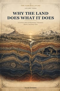 Why the Land Does What It Does: A Curious Atlas of Mountains, Volcanoes, Rivers, and Deep Time cover
