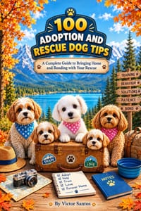 100 Adoption and Rescue Dog Tips: A Complete Guide to Bringing Home and Bonding with Your Rescue cover