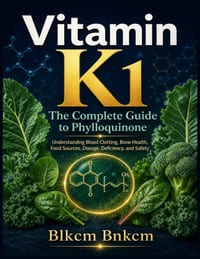 Vitamin K1: The Complete Guide to Phylloquinone: Understanding the Science of Blood Clotting, Bone Health, and Beyond - Benefits, Food Sources, Dosage cover