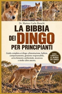 La Bibbia Dei Dingo Per Principianti: Guida completa ai dingo: alimentazione, habitat, comportamento, gestione responsabile, arricchimento ambientale, cover
