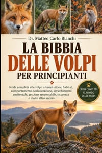 La Bibbia Delle Volpi Per Principianti: Guida completa alle volpi: alimentazione, habitat, comportamento, socializzazione, arricchimento ambientale, g cover