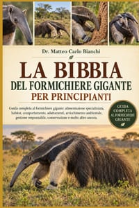 La Bibbia del Formichiere Gigante Per Principianti: Guida completa al formichiere gigante: alimentazione specializzata, habitat, comportamento, adatta cover
