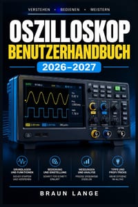 Oszilloskop Benutzerhandbuch 2026-2027: Schrittweise zu präzisen Messwerten: Funktionen verstehen, Wellenformen auswerten und Schaltungsfehler souverä cover