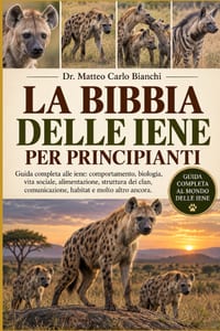 La Bibbia Delle Iene Per Principianti: Guida completa alle iene: comportamento, biologia, vita sociale, alimentazione, struttura dei clan, comunicazio cover