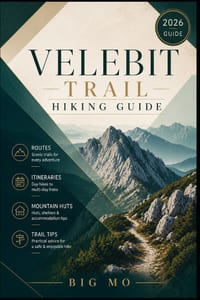 Velebit Trail Hiking Guide: Routes, Itineraries, Mountain Huts & Trail Tips cover