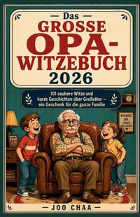 Das große Opa-Witzebuch 2026: 101 saubere Witze und kurze Geschichten über Großväter - ein Geschenk für die ganze Familie cover