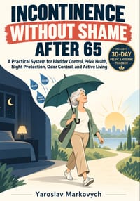 Incontinence Without Shame After 65: A Practical System for Bladder Control, Pelvic Health, Night Protection, Odor Control, and Active Living cover