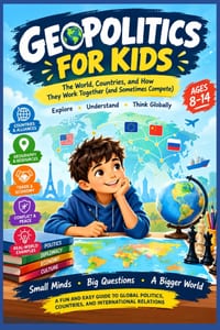 Geopolitics for Kids: Discover How Countries, Geography, Power, and Global Events Shape Our World cover