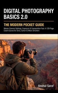 Digital Photography Basics 2.0: The Modern Pocket Guide: Master Camera Settings, Exposure & Composition Fast: A 100-Page Crash Course for Sony, Canon cover