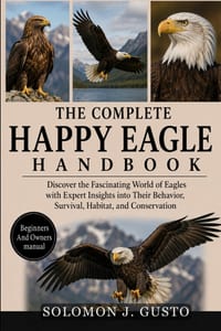 The Complete Happy Eagle Handbook: Discover the Fascinating World of Eagles with Expert Insights into Their Behavior, Survival, Habitat, and Conservat cover