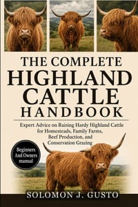 The Complete Highland Cattle Handbook: Expert Advice on Raising Hardy Highland Cattle for Homesteads, Family Farms, Beef Production, and Conservation cover