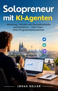Solopreneur mit KI-Agenten: Marketing, Vertrieb und Geschäftsabläufe automatisieren - ohne Team, ohne Programmierkenntnisse cover