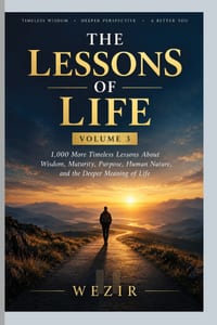 The Lessons of Life - Volume 3: 1,000 More Timeless Lessons About Wisdom, Maturity, Purpose, Human Nature, and the Deeper Meaning of Life cover