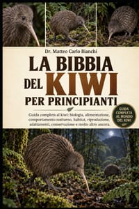 La Bibbia del Kiwi Per Principianti: Guida completa al kiwi: biologia, alimentazione, comportamento notturno, habitat, riproduzione, adattamenti, cons cover