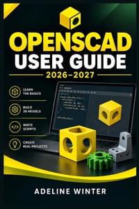 OpenSCAD User Guide: Parametric 3D Modeling from Scratch: Build Accurate Objects with Scripted Geometry, Reusable Modules, Customizer Controls, and Pr cover