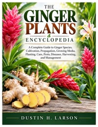 The Ginger Plants Encyclopedia: A Complete Guide to Ginger Species, Cultivation, Propagation, Growing Media, Planting, Care, Pests, Diseases, Harvesti cover