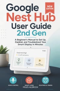 Google Nest Hub User Guide 2nd Gen: A Beginner's Manual to Set Up, Control, and Troubleshoot Your Smart Display in Minutes cover